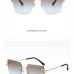 8 Metal Temple Irregular Design Cool Sunglasses