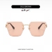 10 Metal Temple Irregular Design Cool Sunglasses