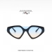 5 Pure Color Irregular Design Cool Sunglasses 