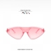 6 Pure Color Irregular Design Cool Sunglasses 