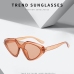 1 Pure Color Irregular Design Cool Sunglasses 