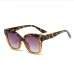 5 Retro Leopard Print Frame Cool Sunglasses