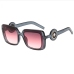 13 Rhinestone Patchwork Gradient Color Cool Sunglasses