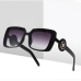 5 Rhinestone Patchwork Gradient Color Cool Sunglasses