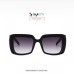 7 Rhinestone Patchwork Gradient Color Cool Sunglasses