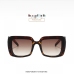 9 Rhinestone Patchwork Gradient Color Cool Sunglasses