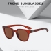 5Casual Round Frame Mens Designer Sunglasses