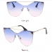 6Modern Frameless Gradient Color Mirrored Sunglasses