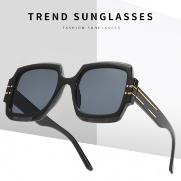 Outdoor Unisex Large Frame Fashion Sunglasses