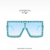 7Rhinestone Decor Women Trendy Sunglasses