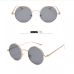 3Round Metal Frame Solid Cool Sunglasses