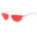 4Semi-round Solid Women Trendy Sunglasses