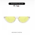 7Semi-round Solid Women Trendy Sunglasses