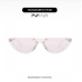 8Semi-round Solid Women Trendy Sunglasses