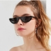 9Semi-round Solid Women Trendy Sunglasses