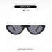 10Semi-round Solid Women Trendy Sunglasses