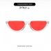 1Semi-round Solid Women Trendy Sunglasses