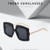 5Stylish Gradient Color Chain Design Ladies Sunglasses