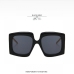 6Stylish Gradient Color Chain Design Ladies Sunglasses