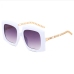 11Stylish Gradient Color Chain Design Ladies Sunglasses