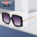 1Stylish Gradient Color Chain Design Ladies Sunglasses