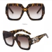 5Trendy  Irregular Frame Vintage Sunglasses