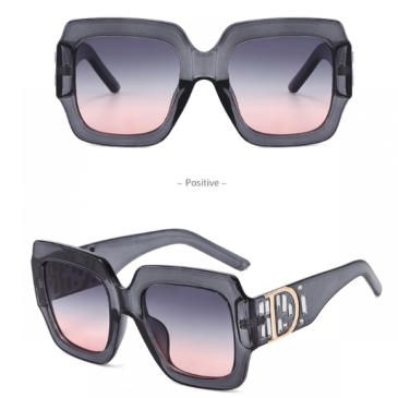 Trendy  Irregular Frame Vintage Sunglasses