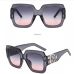 1Trendy  Irregular Frame Vintage Sunglasses