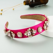  Rhinestone Patch Design Hair Accessories For Women