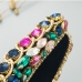 4Contrast Color Patchwork Women's Wide Hair Accessories