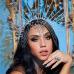 1Vintage Style Fringe Rhinestone Headdress