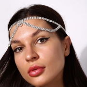 Wedding Bride Double-Layer Rhinestone Headdress