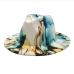 4 Leisure Time Sunscreen Printing Jazz Hat