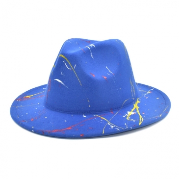  Leisure Time Sunscreen Tie Dye Fedora Hat
