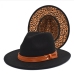 5 Outdoor Vintage Leopard Felt Fedora Hats