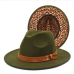 6 Outdoor Vintage Leopard Felt Fedora Hats