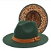 8 Outdoor Vintage Leopard Felt Fedora Hats