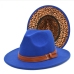 9 Outdoor Vintage Leopard Felt Fedora Hats