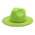 13 Simple Design Vintage Unisex Felt Fedora Hats