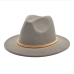 16 Simple Design Vintage Unisex Felt Fedora Hats