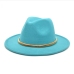 18 Simple Design Vintage Unisex Felt Fedora Hats
