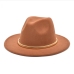 3 Simple Design Vintage Unisex Felt Fedora Hats