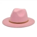 24 Simple Design Vintage Unisex Felt Fedora Hats