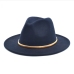 30 Simple Design Vintage Unisex Felt Fedora Hats