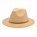 5 Simple Design Vintage Unisex Felt Fedora Hats