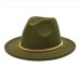 7 Simple Design Vintage Unisex Felt Fedora Hats