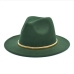 10 Simple Design Vintage Unisex Felt Fedora Hats
