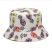 8 Summer Fashion Printing Double-sided Bucket Hat 