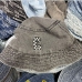 5 Versatile Fashion Letter Printed Denim Bucket Hat