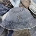 10 Versatile Fashion Letter Printed Denim Bucket Hat